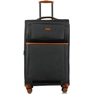 CHAMPS Classic II Collection 1-piece Softside Luggage  suitcase 20”Grey GREY